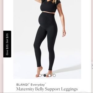 NWT Blanqui maternity leggings black